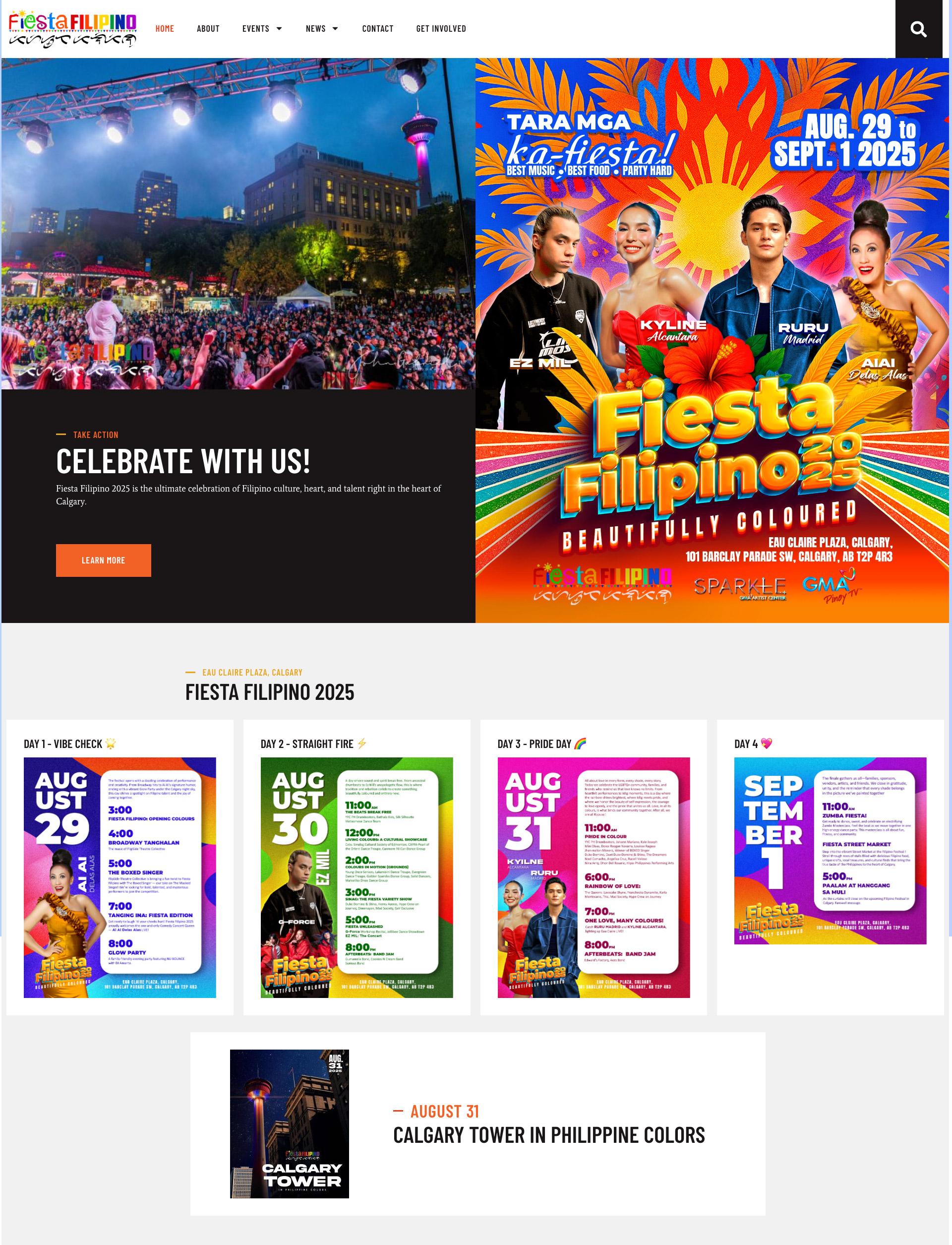 Homepage Design