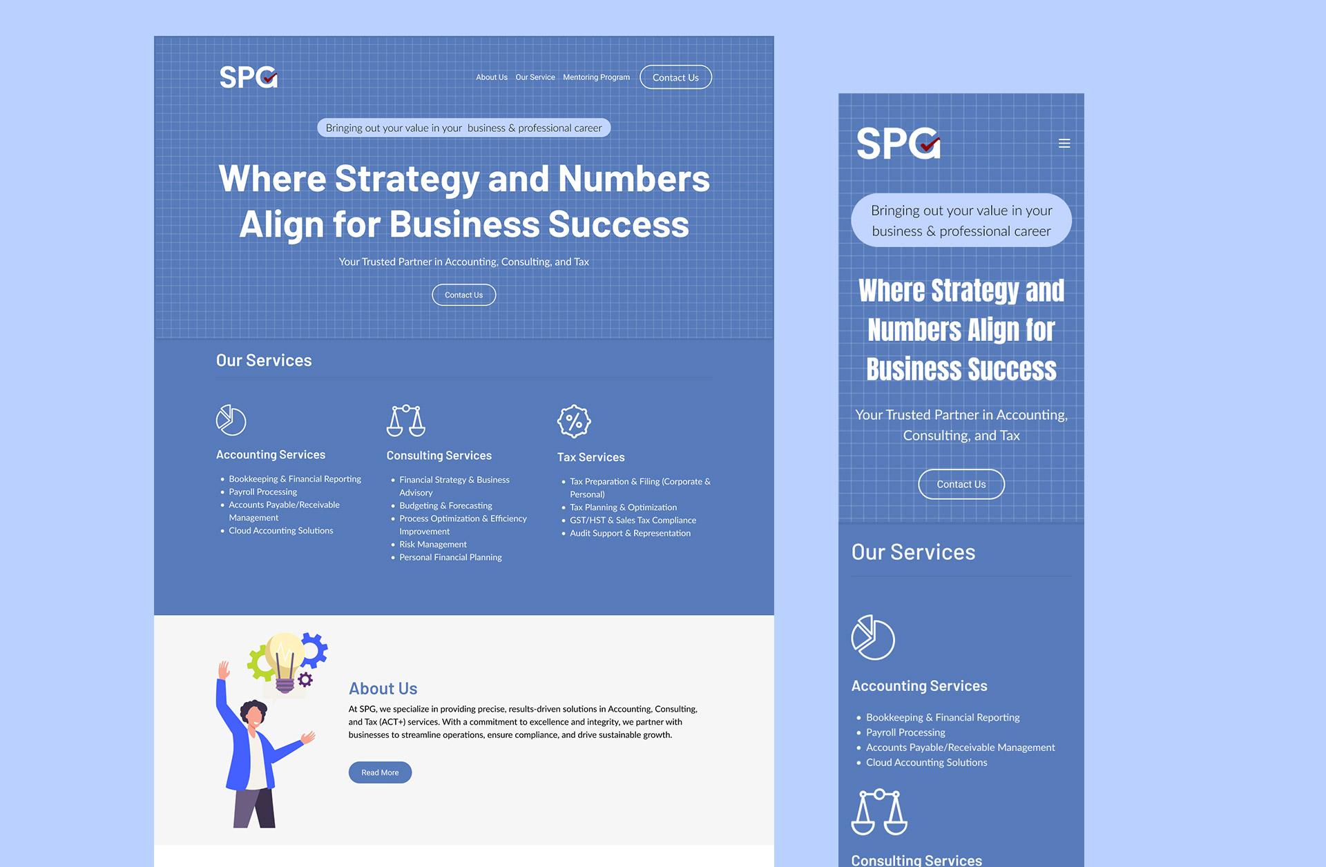 Homepage Design