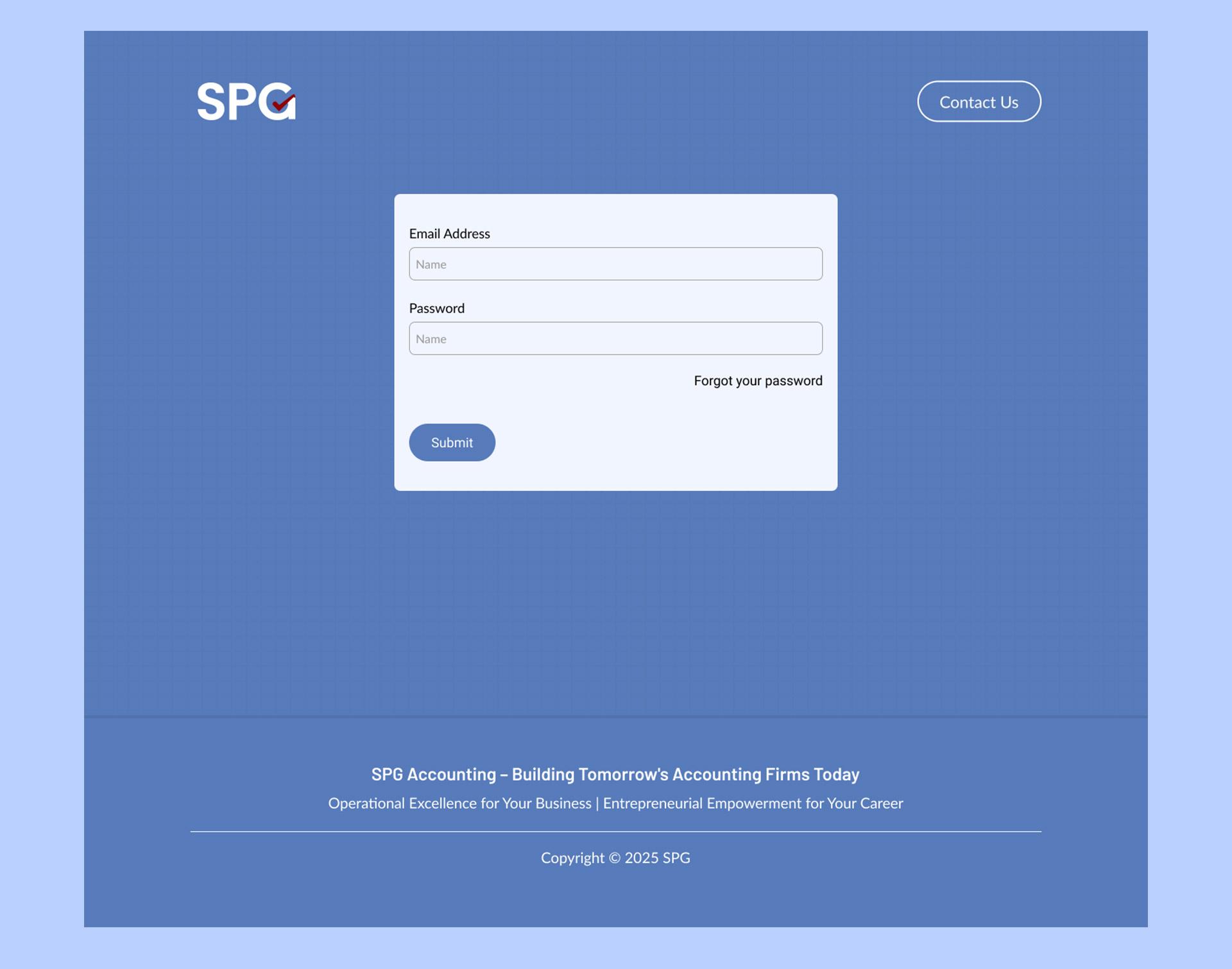 Homepage Design